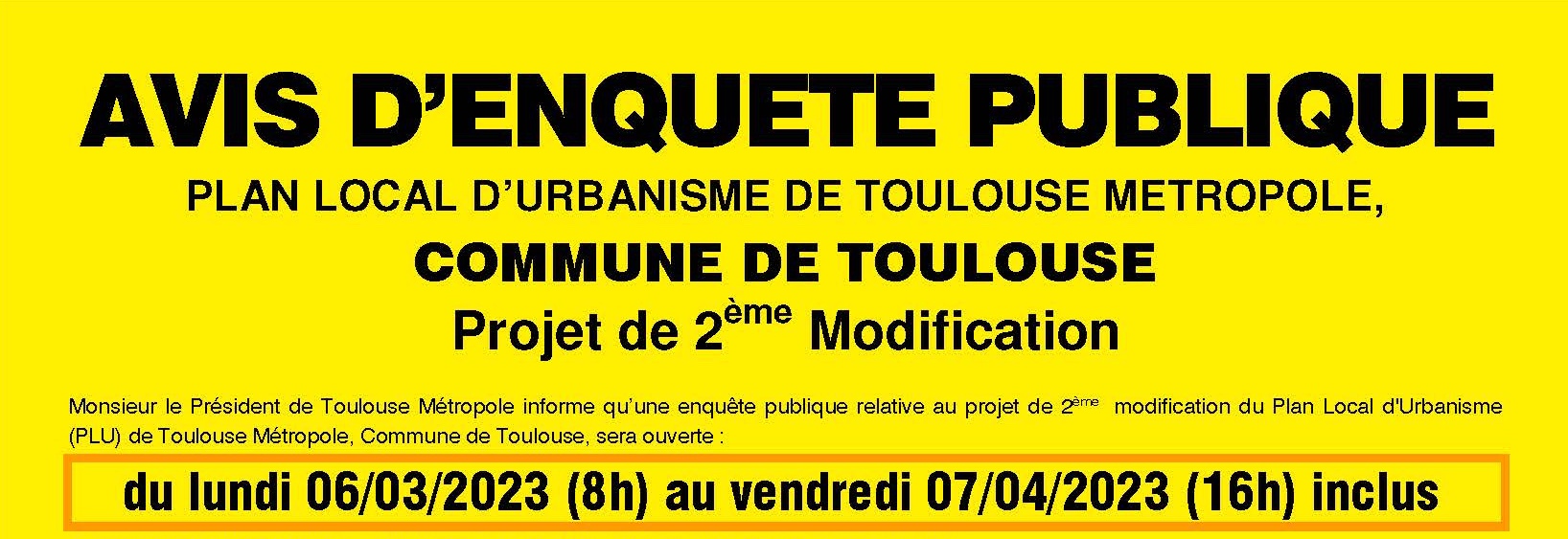Enquete Publique PLU2