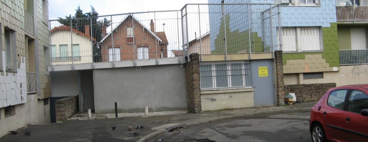 Un mur à la cité Negreneys Toulouse